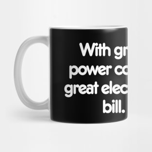 Thus saith the electrician! Mug